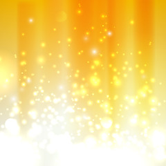 abstract orange background with sparkles