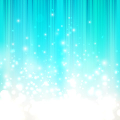 abstract blue background with sparkles