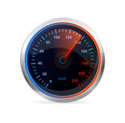 Speedometer, vector.