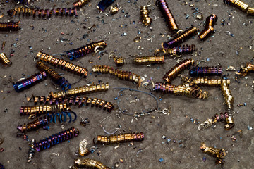 metal swarf spiral