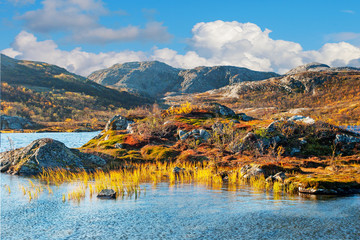 Beautiful mountain landscape in Norway