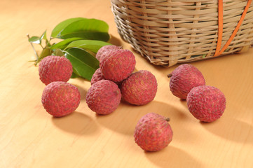 fresh lychees