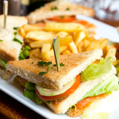 Sandwich with chicken