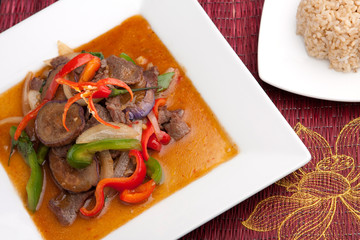 Thai Food Stir Fry
