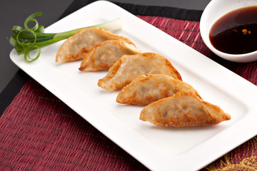 Thai Pan Fried Gyoza Dumplings