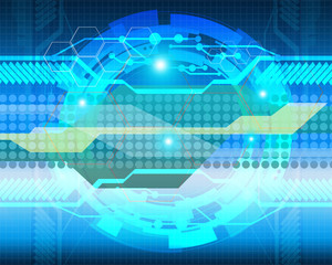 technology concept on  abstract  background