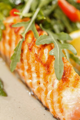 grilled salmon
