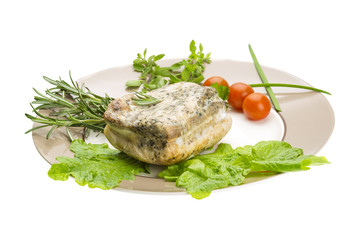 Bacon with vegetables