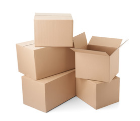 cardboard box package moving transportation delivery