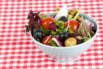 fresh mixed salad