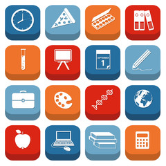 back to school icons