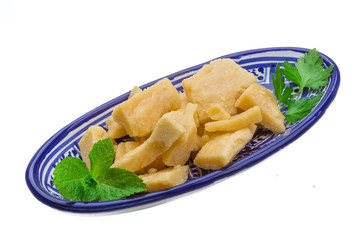 Hard estonian cheese