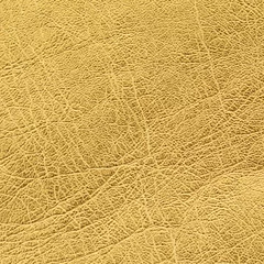 Foto op Plexiglas close-up shot van gouden leder texture background © flukesamed
