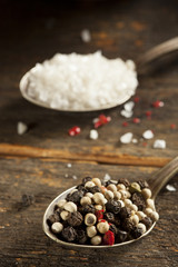 Raw Organic Sea Salt and Pepper