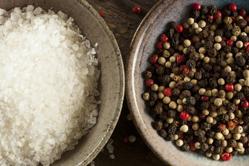 Raw Organic Sea Salt and Pepper