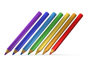 3D colour pencils