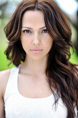 Close up of young beautiful woman - portrait