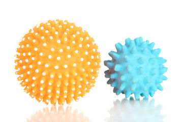 Rubber toys for dog  isolated on white