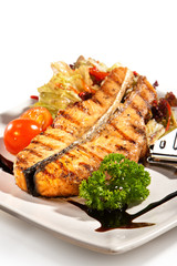 Fish Dishes - Salmon Steak