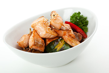 Fish with Vegetables
