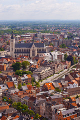 Fototapeta na wymiar View of the city of Malines (Mechelen)
