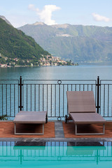 piscina sul lago di Como - Faggeto Lario