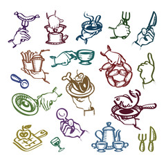 Restaurant. Vector illustration