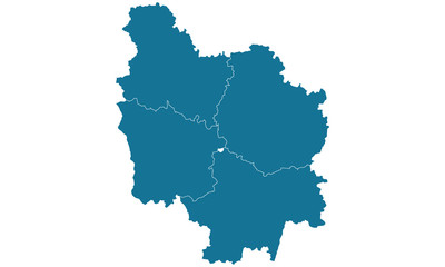 Carte Bourgogne