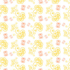 pattern with flourishes