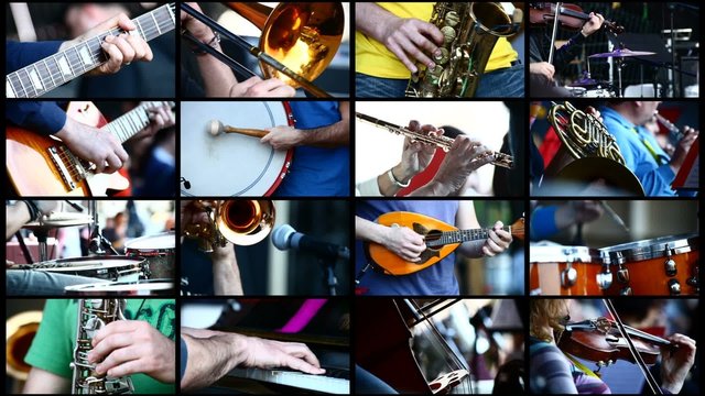Musical instruments composition