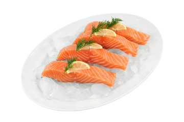 Lachs filets; Beschneidungspfad