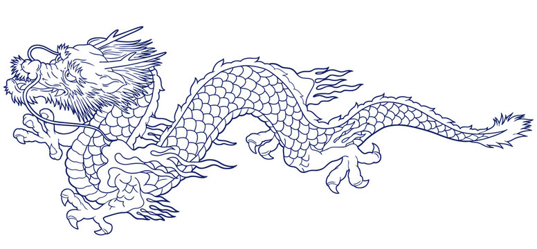 日本的な龍