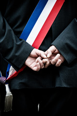 Maire écharpe france représentant état