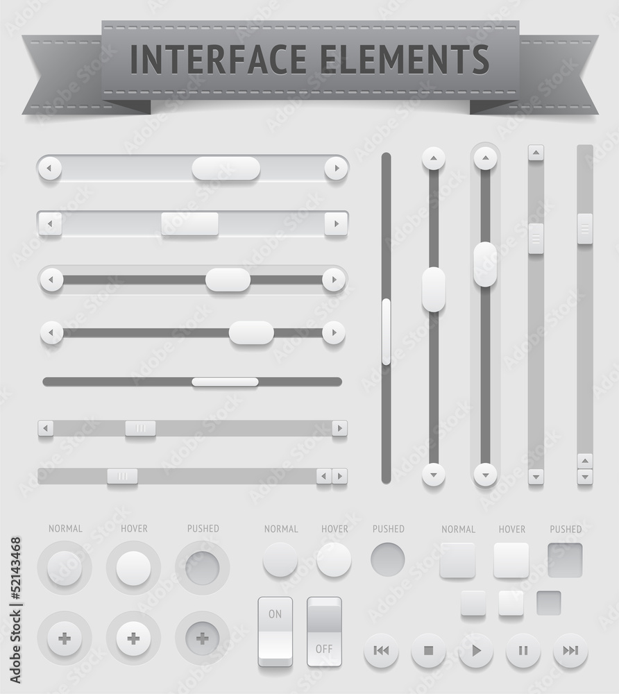 Sticker user interface elements