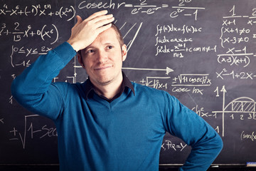 teacher at school