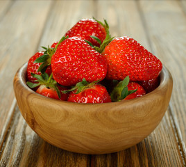 Strawberries in a bowl