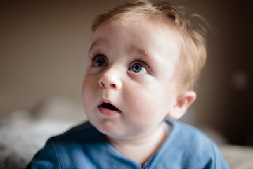cute baby with blue eyes