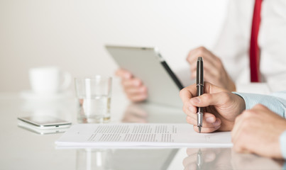 Fototapeta premium Business contract