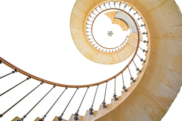 Deurstickers Spiral staircase © F.C.G.