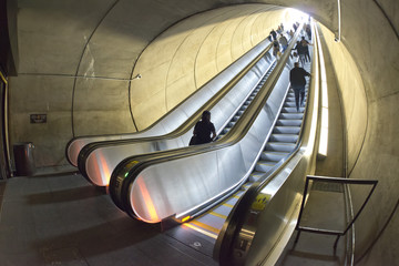 Washington DC Metro escalator © Andrea Izzotti