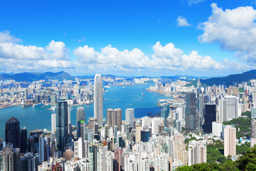 Obraz premium Hong Kong skyline