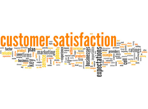 Customer Satisfaction (english tag cloud)