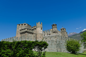 Obraz premium Il castello di Fenis - Valle d'Aosta