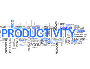 Productivity (english tag cloud)