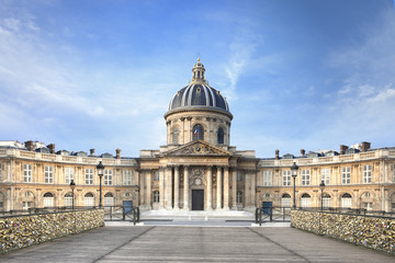 Fototapeta premium Institut de France Pont des Arts Paris