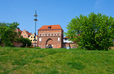 Gateway, monument in Torun, Poland - obrazy, fototapety, plakaty