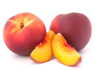 Ripe peach fruit