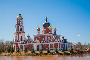 Fototapeta na wymiar Russian orthodox church