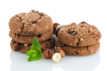 Homemade chocolate cookies