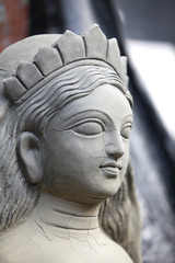 Making of Goddess Durga at Kumartuli, Kolkata